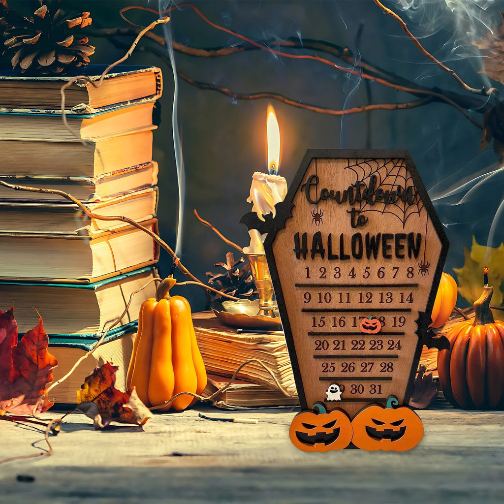 Halloween Decorations Now 50 % Off,Halloween Decorations,Halloween Pumpkin Bat Countdown Desktop Decoration,Halloween Decorative Party Pleasantly Surprised Decoration,Halloween Clearance,