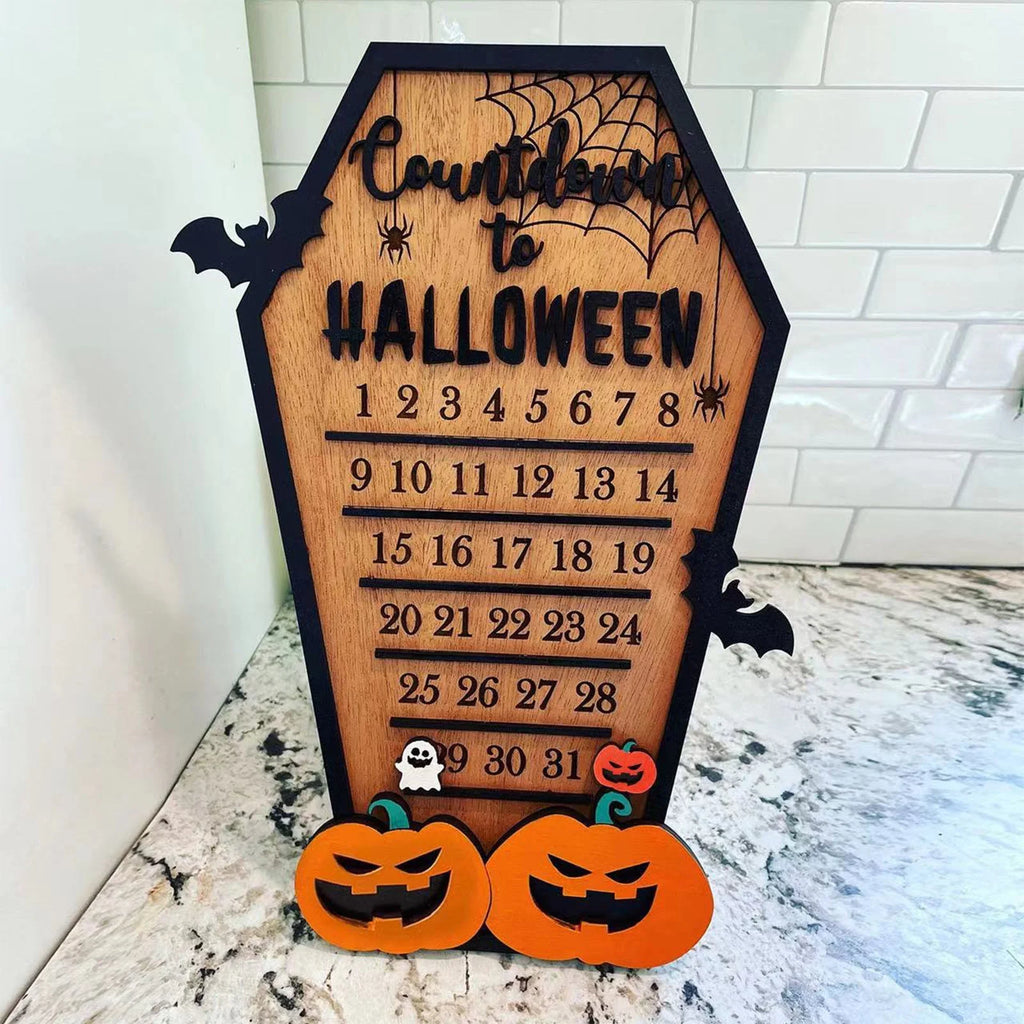 Halloween Decorations Now 50 % Off,Halloween Decorations,Halloween Pumpkin Bat Countdown Desktop Decoration,Halloween Decorative Party Pleasantly Surprised Decoration,Halloween Clearance,